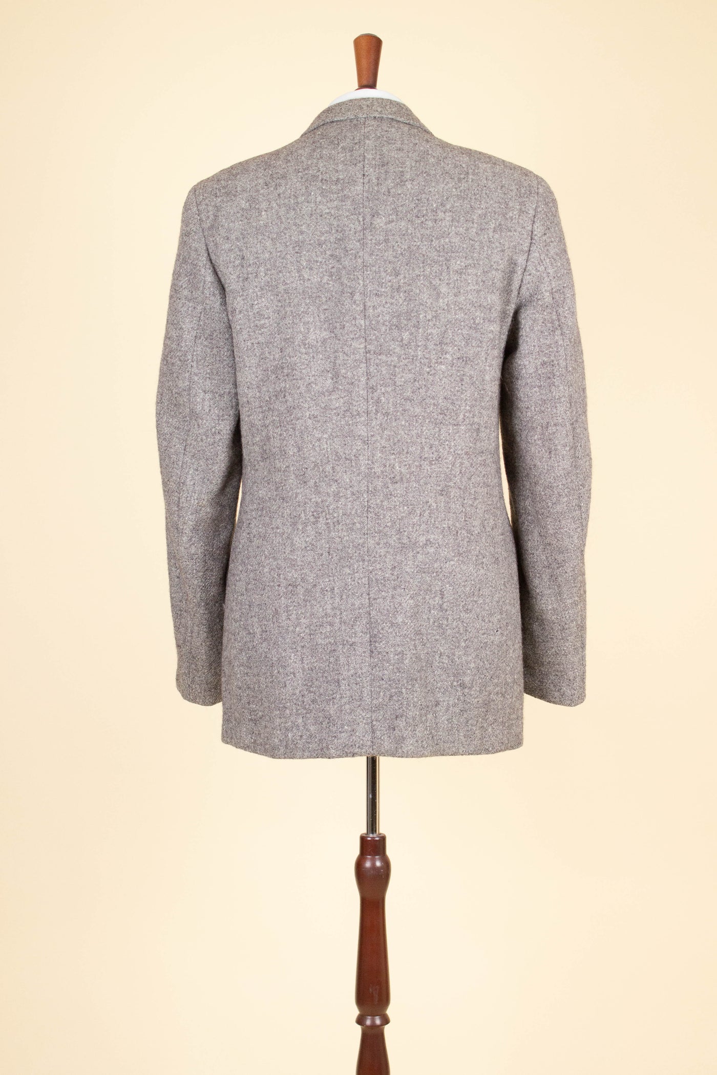 SWEDISH 1950S GREY HARRIS TWEED JACKET BY JUNEX. SIZE CA EU 48 Long