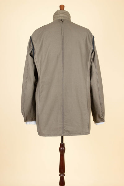 SWEDISH 1940S SINGLE BREASTED BEIGE ARMY JACKET BY ALGOTS. SIZE CA EU 54-56