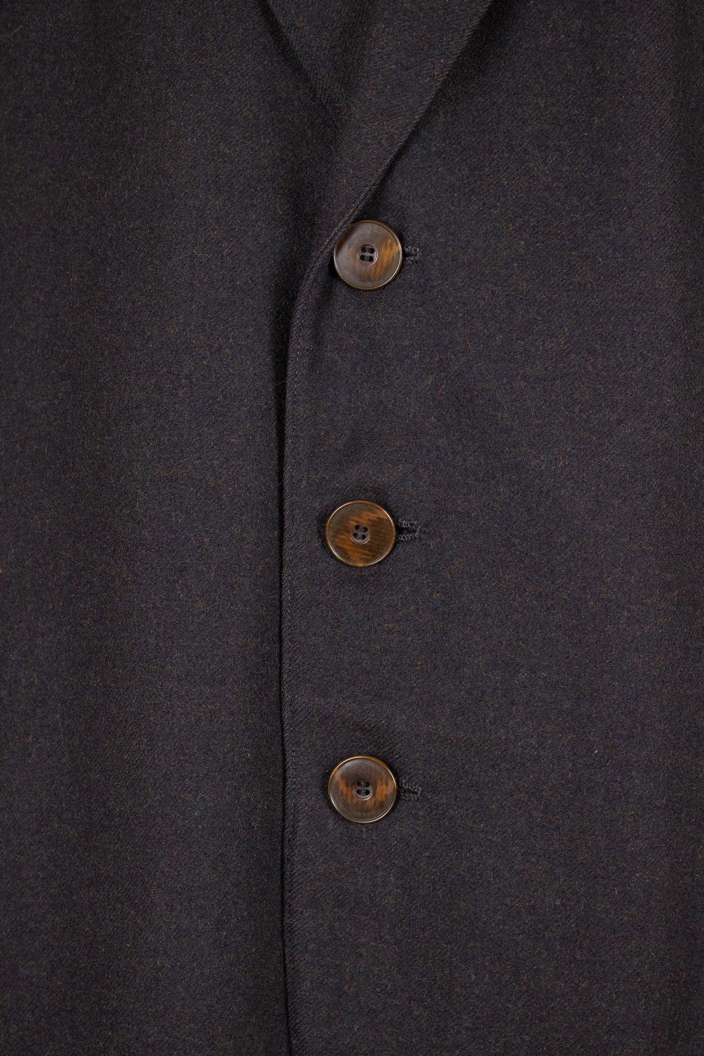 SWEDISH 1910S/1920S DARK BROWN/GREEN/PURPLE SINGLE BREASTED JACKET. SIZE CA EU 48