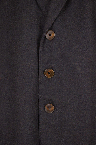 SWEDISH 1910S/1920S DARK BROWN/GREEN/PURPLE SINGLE BREASTED JACKET. SIZE CA EU 48