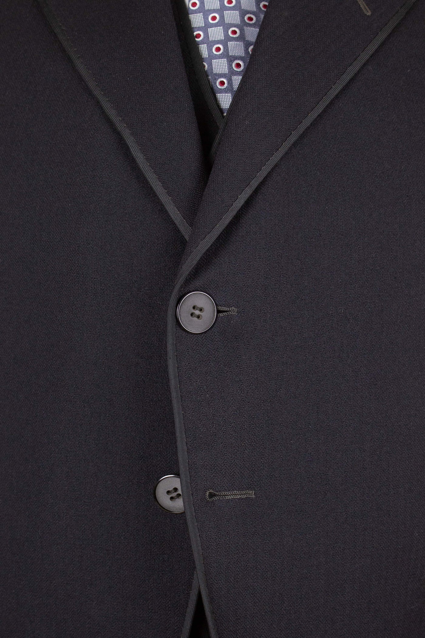 SWEDISH 1924 DARK BLUE BESPOKE JACKET AND WAISTCOAT. SIZE CA EU 44-46