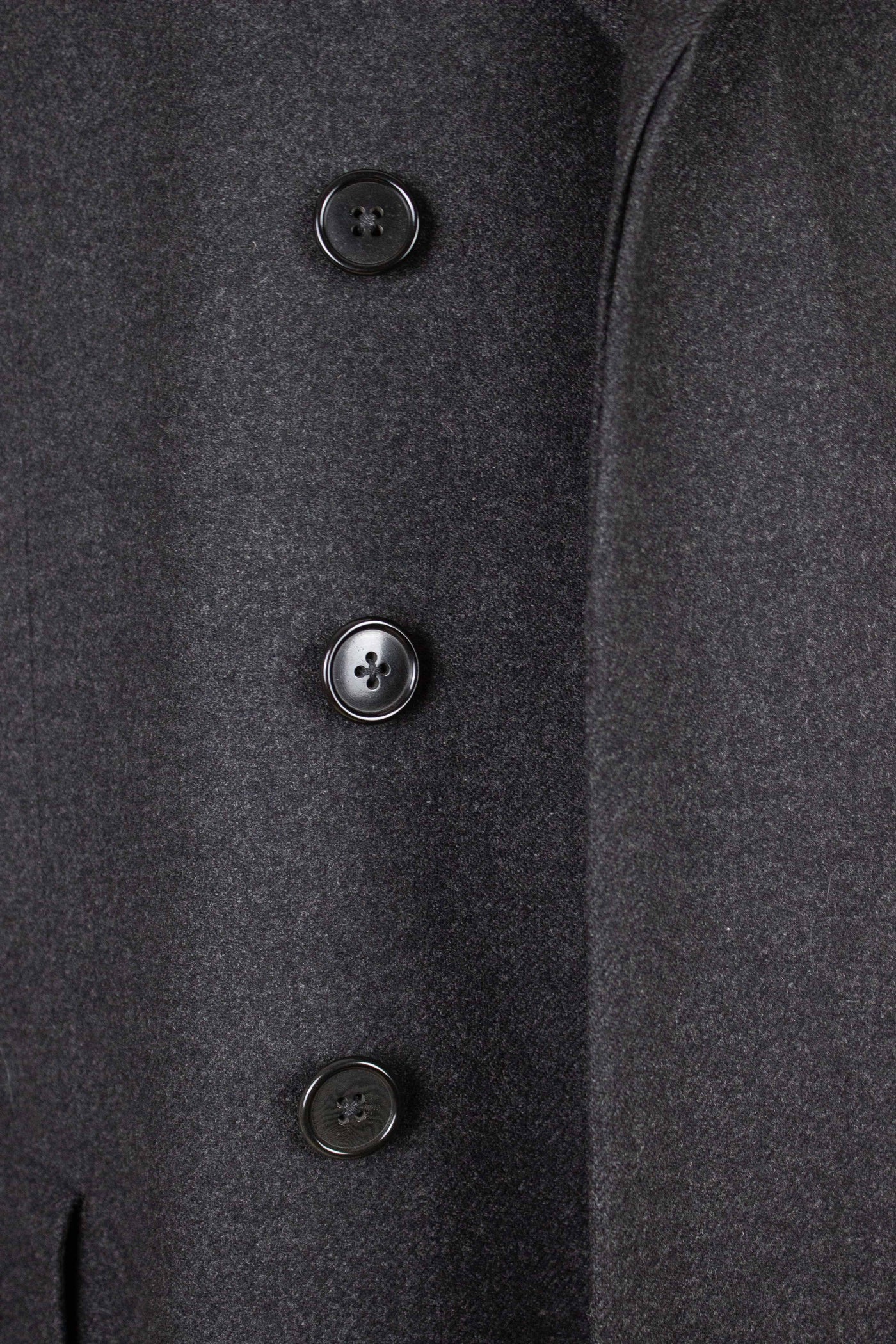 SWEDISH 1958 MID GREY SINGLEBREASTED BESPOKE OVERCOAT BY BRÖDERNA WILUND. SIZE CA EU 48-50