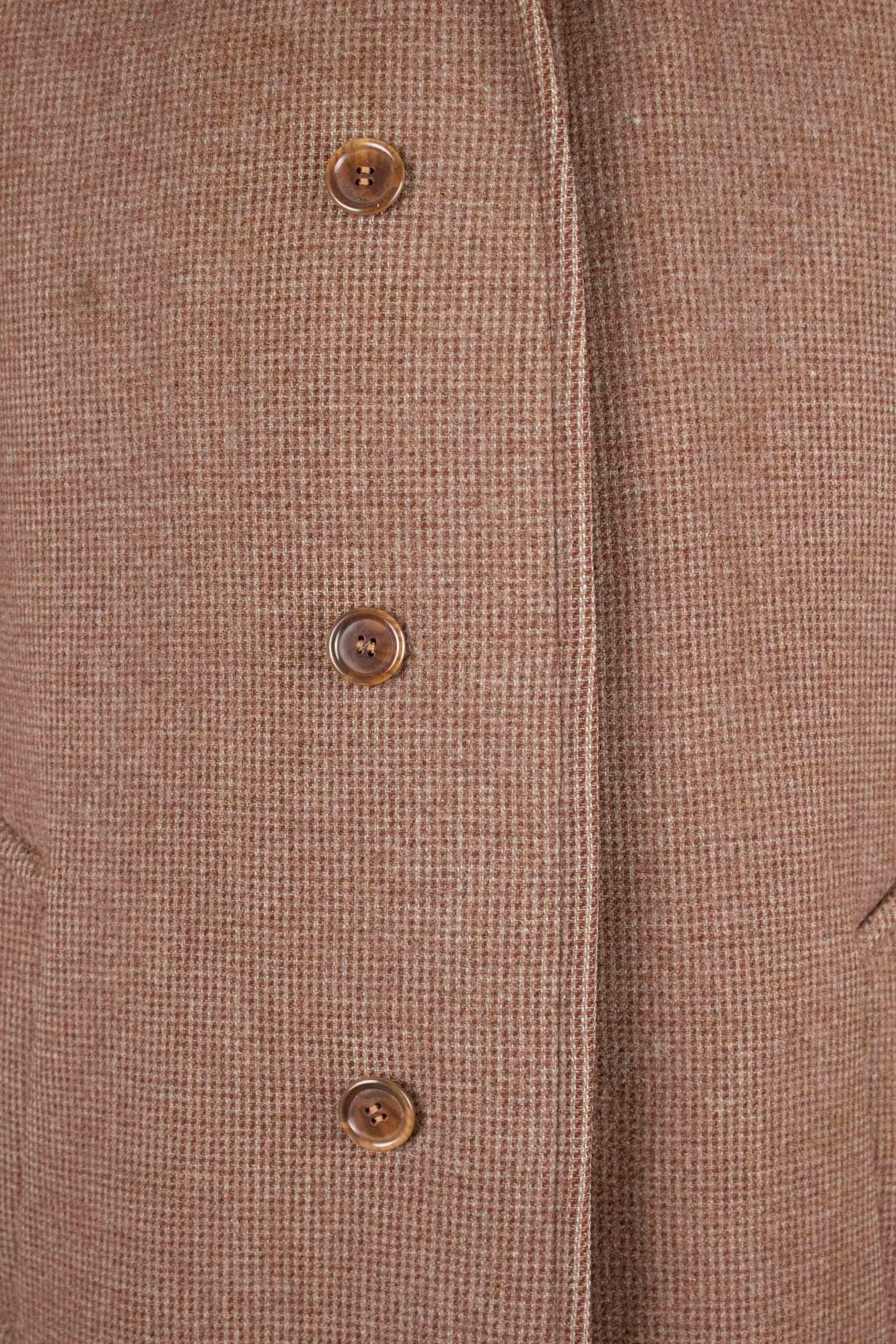 SWEDISH 1940S/1950S MID-BROWN RAGLAN TWEED OVERCOAT BY JUNEX. SIZE CA EU 46-48