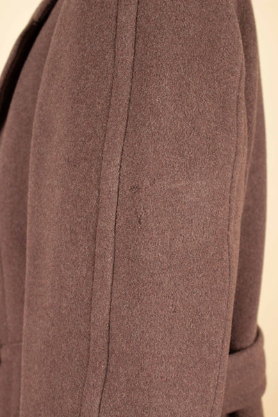 SWEDISH 1940S/1950S CHOCOLATE BROWN DOUBLE BREASTED SUIT BY KABOM. SIZE CA EU 46-48