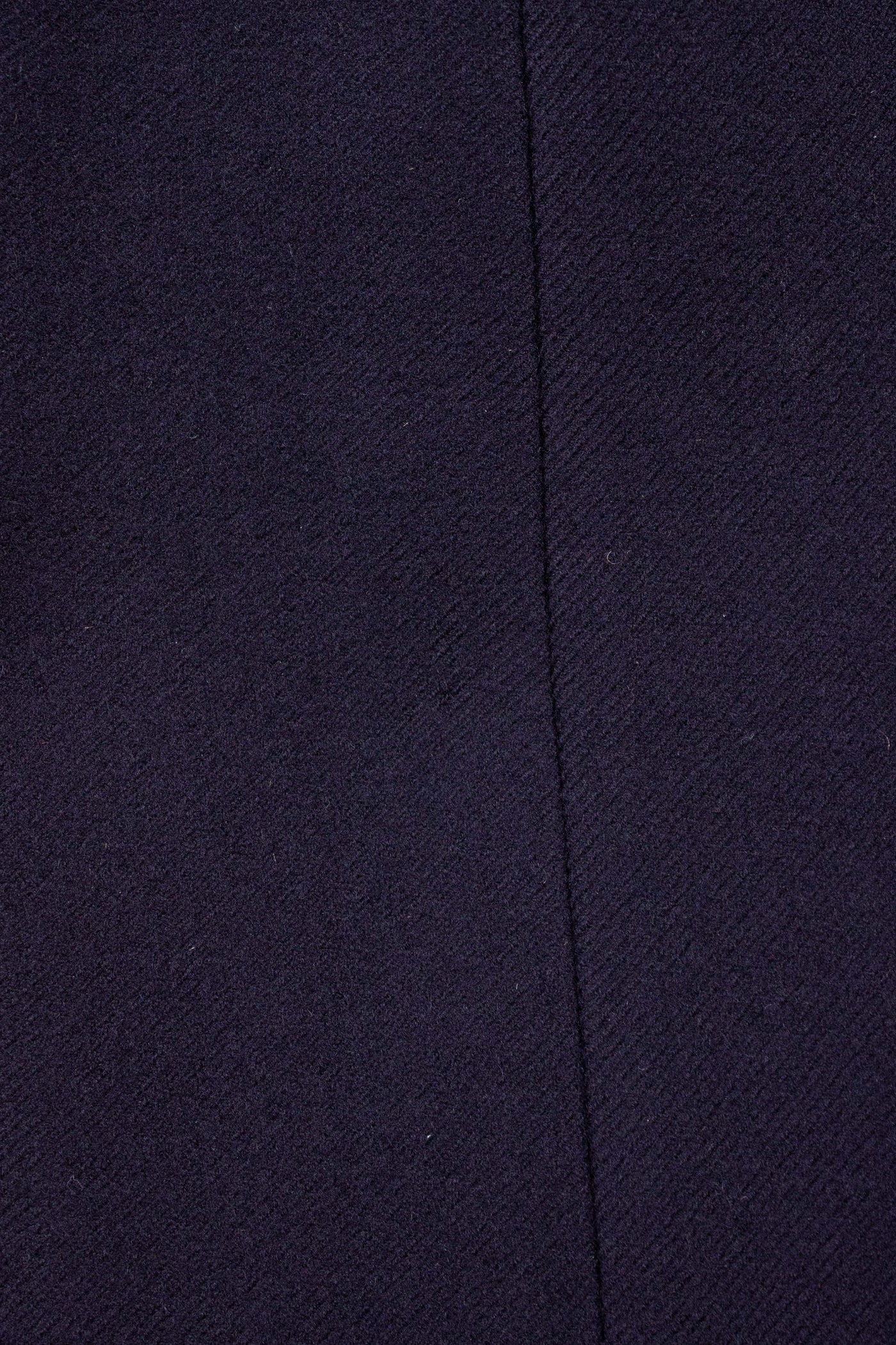 1930S/1940S NAVY BLUE DOUBLE BREASTED OVERCOAT BY UKNOWN MAKER. SIZE CA EU 56-58 SHORT