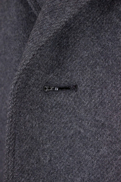 SWEDISH 1950S GREY RAGLAN OVERCOAT BY KABOM. SIZE CA EU 46-48