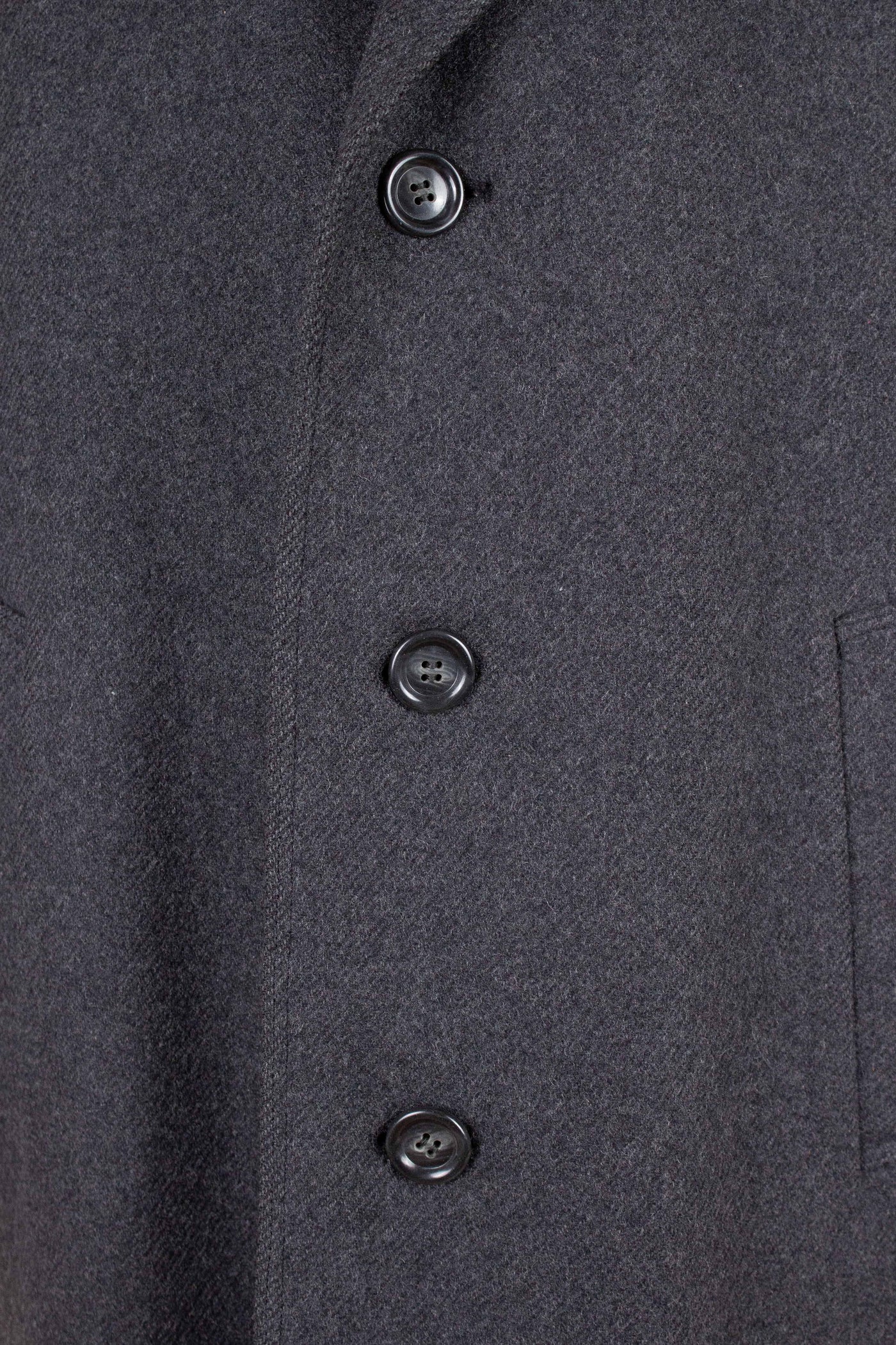 SWEDISH 1950S GREY RAGLAN OVERCOAT BY KABOM. SIZE CA EU 46-48