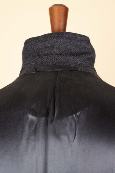 SWEDISH 1950S GREY RAGLAN OVERCOAT BY KABOM. SIZE CA EU 46-48