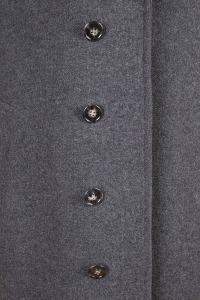 SWEDISH 1940S GREY RAGLAN OVERCOAT BY DRESS. SIZE CA EU 46