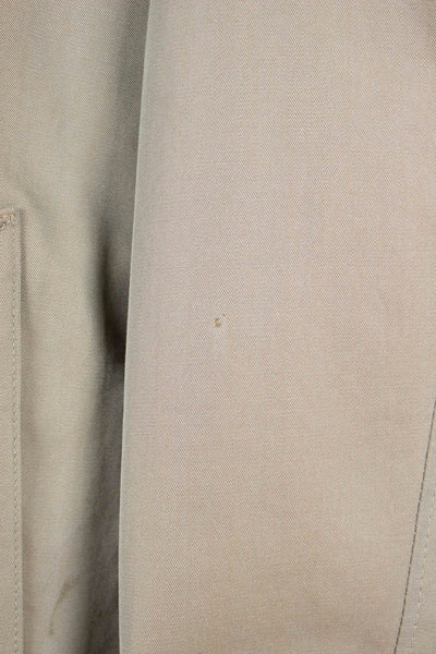 SWEDISH 1940S/1950S BEIGE SINGLE BREASTED LIGHT WEIGHT COAT BY KABOM. SIZE CA EU 52