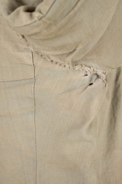 SWEDISH 1930S BROWN GOATSKIN SINGLE BREASTED JACKET. SIZE CA EU 44