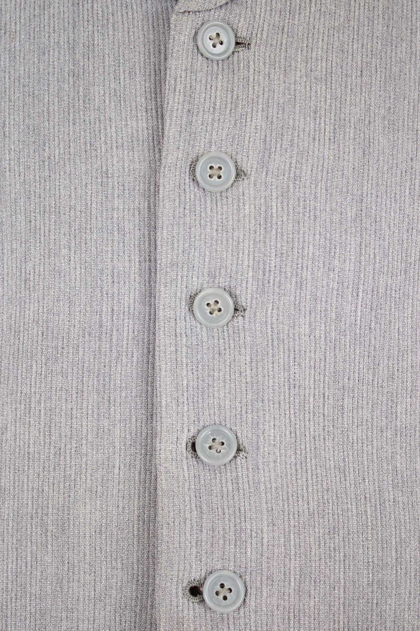 BESPOKE GREY LAPEL SINGLE BREASTED WAISTCOAT. SIZE CA EU 52-54