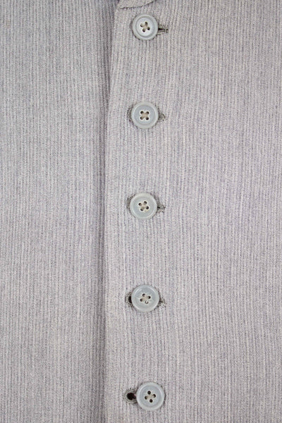 BESPOKE GREY LAPEL SINGLE BREASTED WAISTCOAT. SIZE CA EU 52-54