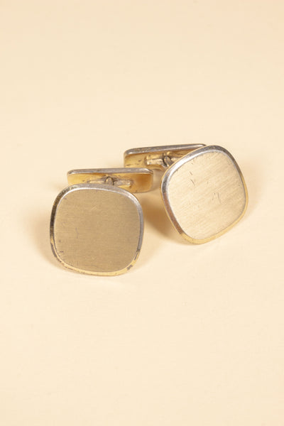 1940/1950'S GILDED SILVER CUFFLINKS