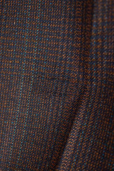 SWEDISH 1960S BROWN SINGLE BREASTED TWO TPIECE SUIT BY RYTTERKVIST. SIZE CA EU 50