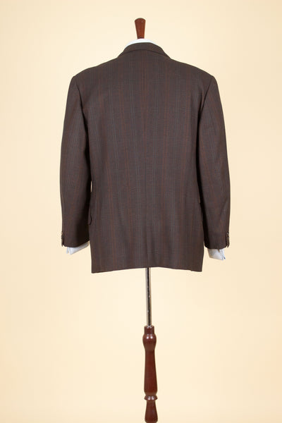 SWEDISH 1960S BROWN SINGLE BREASTED TWO TPIECE SUIT BY RYTTERKVIST. SIZE CA EU 50