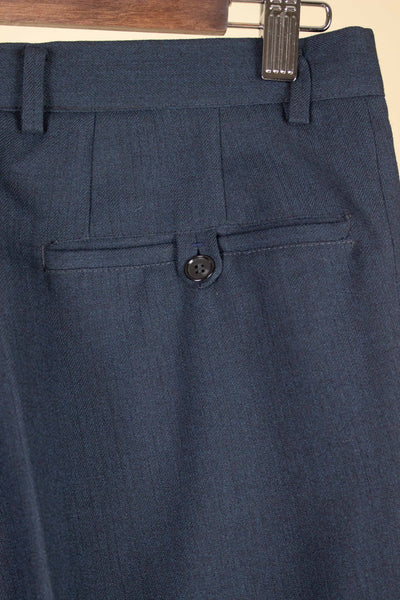 SWEDISH 1950S/1960s BLUE GREY TWO PIECE SINGLE BREASTED SUIT BY WIDENGRENS. SIZE CA EU 50