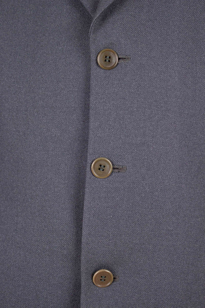 SWEDISH 1950S GREY TWO PIECE SINGLE BREASTED SUIT BY RYTTERQVIST. SIZE CA EU 48