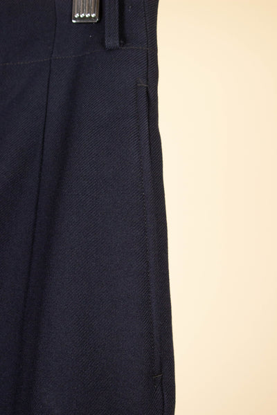 SWEDISH 1930S DARK BLUE DOUBLE BREASTED THREE PIECE SUIT BY PUB. SIZE CA EU 48