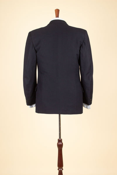 SWEDISH 1930S DARK BLUE TWO PIECE SINGLE BREASTED SUIT BY H.WISTRÖM. SIZE CA EU 44