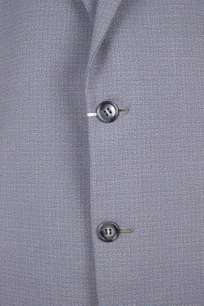 SWEDISH 1940S/1950S GREY TWO PIECE DEADSTOCK SUIT BY FUNKMAN. SIZE CA EU 50