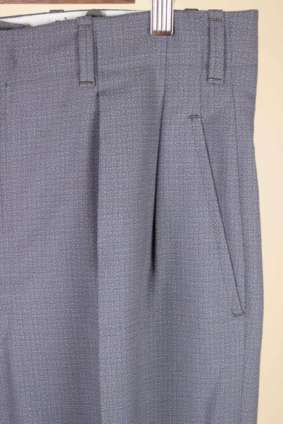 SWEDISH 1940S/1950S GREY TWO PIECE DEADSTOCK SUIT BY FUNKMAN. SIZE CA EU 50