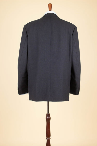 1960S SWEDISH DARK GREY SINGLE BREASTED TWO PIECE SUIT BY G. THULIN. SIZE CA EU 56