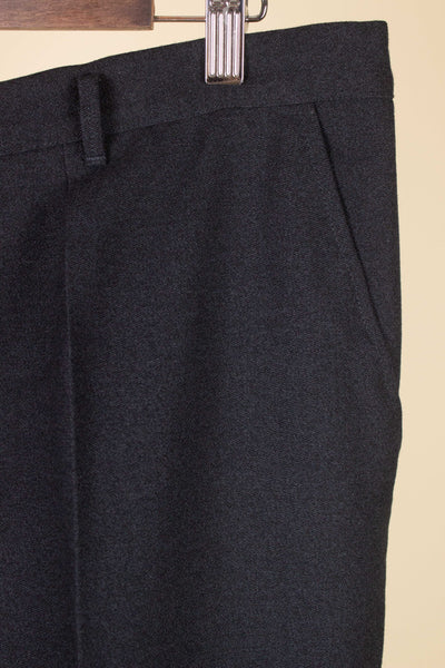 1960S SWEDISH DARK GREY SINGLE BREASTED TWO PIECE SUIT BY G. THULIN. SIZE CA EU 56
