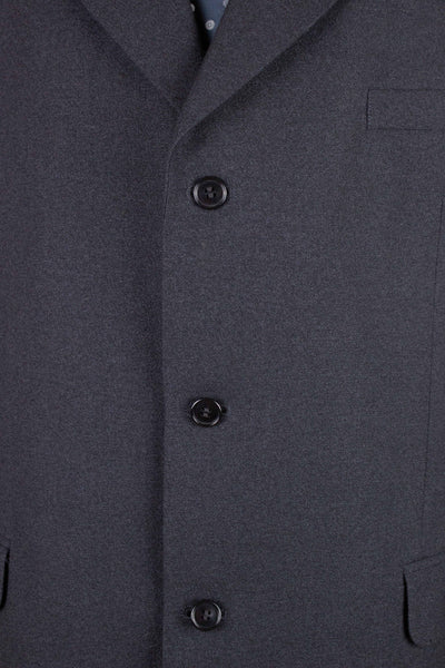 1960S SWEDISH DARK GREY SINGLE BREASTED TWO PIECE SUIT BY G. THULIN. SIZE CA EU 56