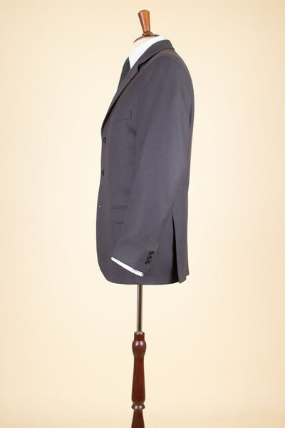 SWEDISH 1960S GREY TWO PIECE SINGLE BREASTED SUIT BY TIGER. SIZE CA EU 48