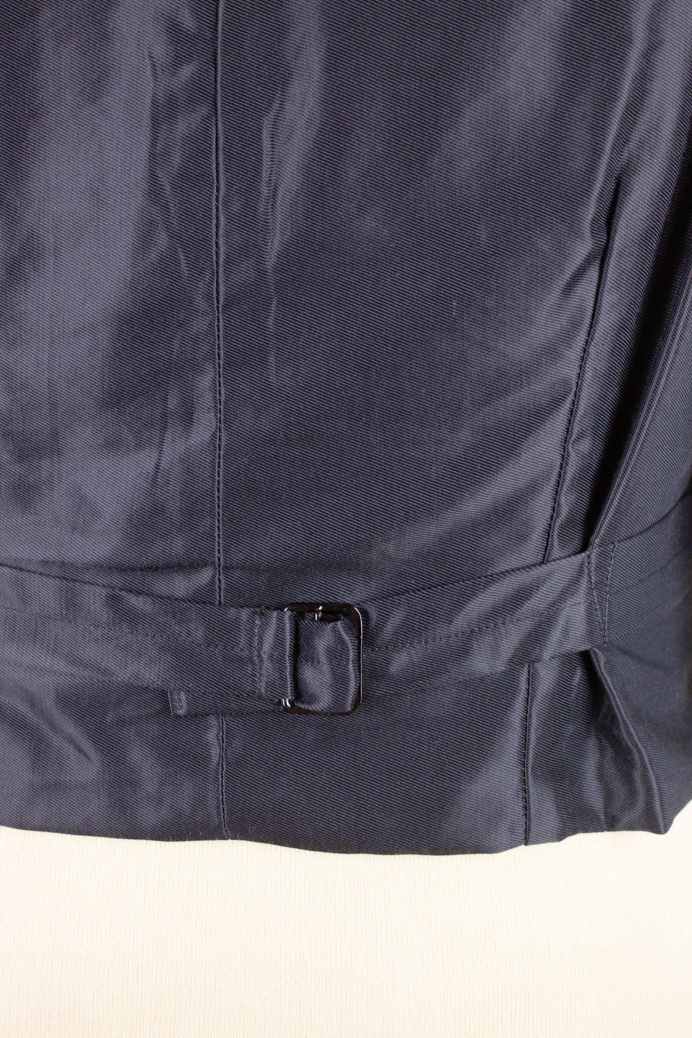 SWEDISH 1940S DARK BLUE DOUBLE BREASTED THREE PIECE SUIT BY VIKING. SIZE CA EU 50