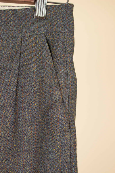SWEDISH 1960 BESPOKE GREY TWO PIECE SUIT BY PAUL U BERGSTRÖM. SIZE CA EU 46