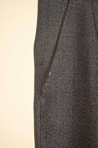 SWEDISH 1960 BESPOKE GREY TWO PIECE SUIT BY PAUL U BERGSTRÖM. SIZE CA EU 46