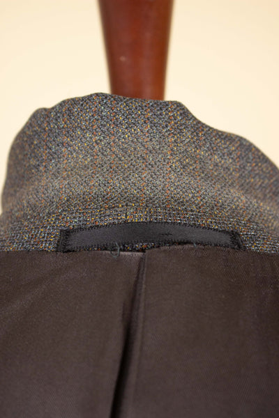 SWEDISH 1960 BESPOKE GREY TWO PIECE SUIT BY PAUL U BERGSTRÖM. SIZE CA EU 46