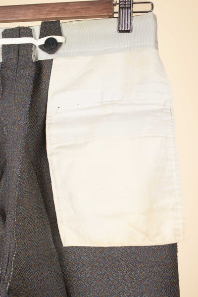 SWEDISH 1960 BESPOKE GREY TWO PIECE SUIT BY PAUL U BERGSTRÖM. SIZE CA EU 46