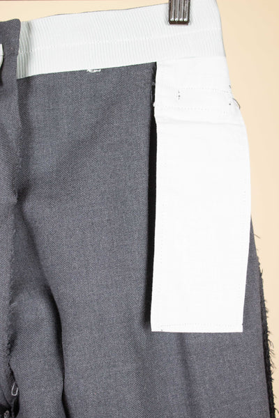 SWEDISH 1950S DEADSTOCK TWO PIECE SINGLE BREASTED MID GREY SUIT BY TEDDER. SIZE CA EU 44
