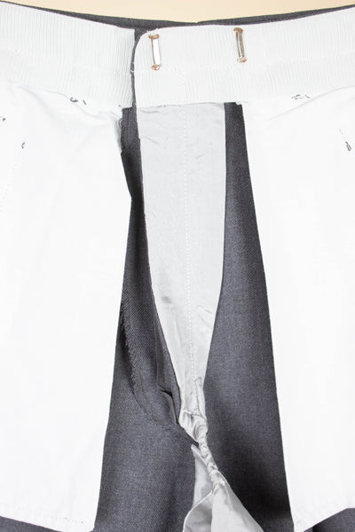 SWEDISH 1950S DEADSTOCK TWO PIECE SINGLE BREASTED MID GREY SUIT BY TEDDER. SIZE CA EU 44