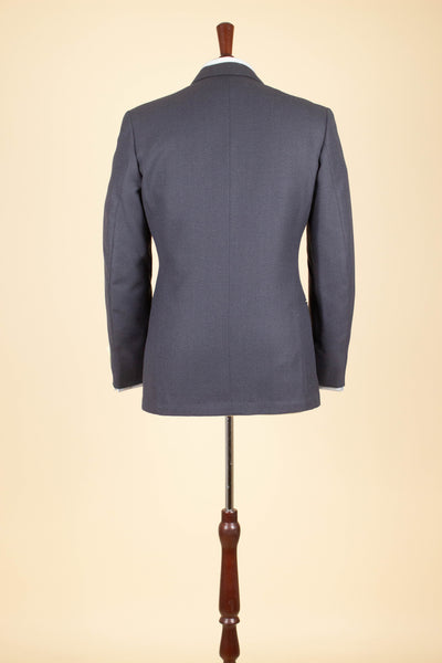 SWEDISH 1950S DEADSTOCK MID GREY TWO PIECE SINGLE BREASTED SUIT BY GULLMAN. SIZE CA EU 44