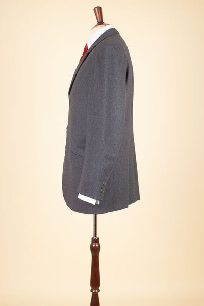 SWEDISH 1950S GREY HEAVYWEIGHT TWO PIECE SUIT BY WIDENGRENS. SIZE CA EU 52
