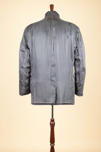SWEDISH 1950S GREY HEAVYWEIGHT TWO PIECE SUIT BY WIDENGRENS. SIZE CA EU 52