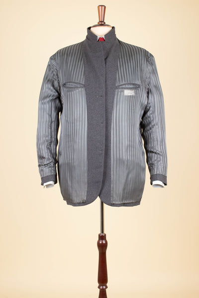 SWEDISH 1950S GREY HEAVYWEIGHT TWO PIECE SUIT BY WIDENGRENS. SIZE CA EU 52