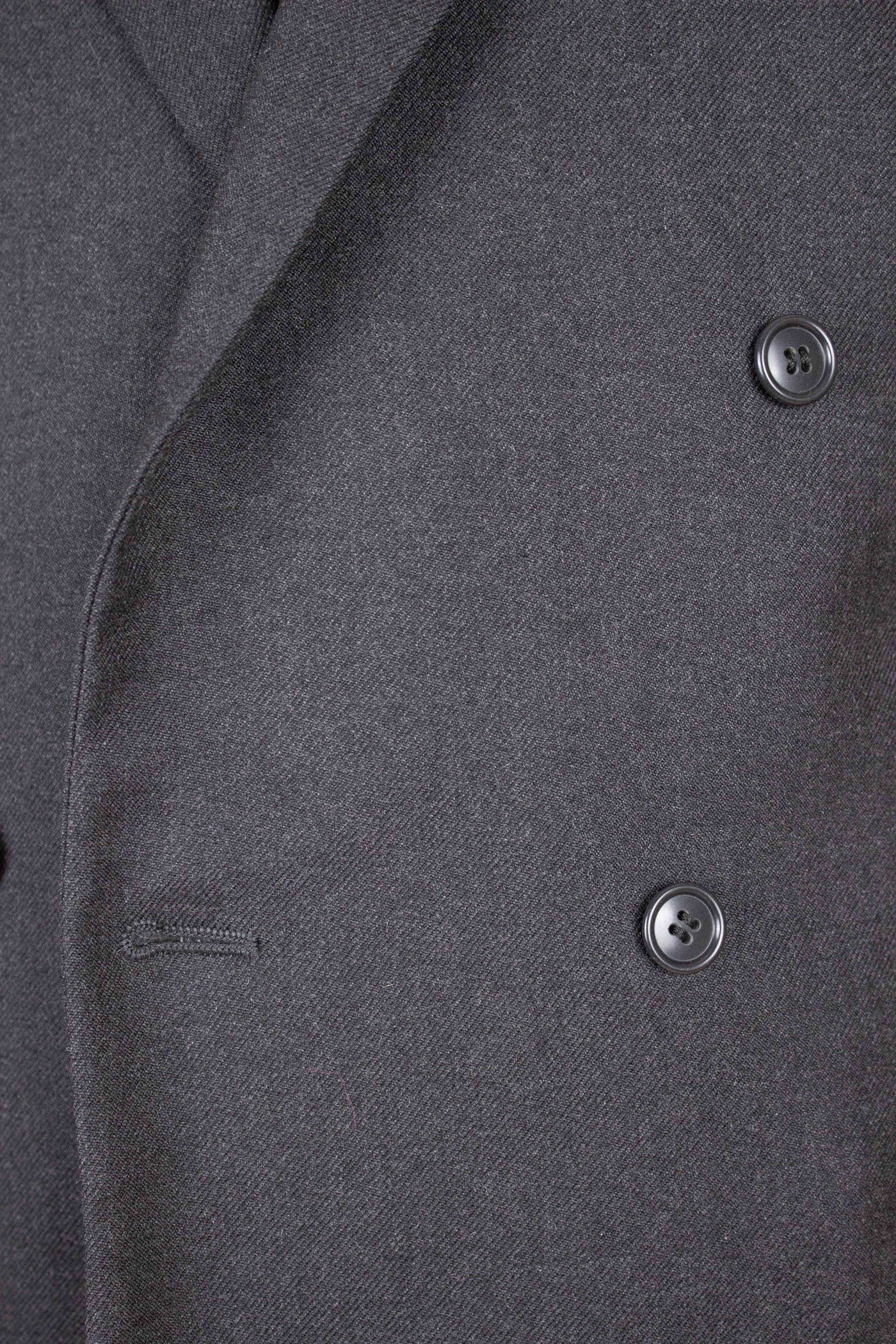 SWEDISH 1950S GREY DOUBLE BREASTED TWO PIECE SUIT BY WIDENGRENS. SIZE CA EU 44