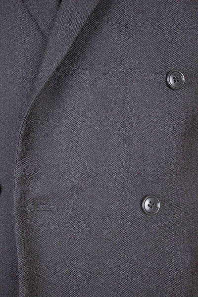 SWEDISH 1950S GREY DOUBLE BREASTED TWO PIECE SUIT BY WIDENGRENS. SIZE CA EU 44