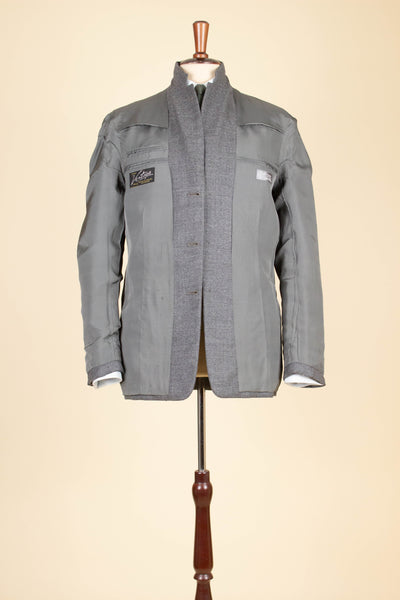 SWEDISH 1950S MID-GREY TWO PIECE SINGLE BREASTED SUIT BY RANG. SIZE CA EU 46