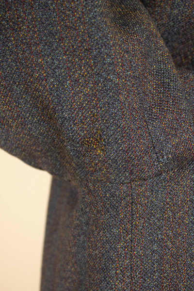 BRITISH 1950S/1960S BROWN-GREEN TWO PIECE SINGLE BREASTED BESPOKE SUIT. SIZE CA EU 52-54