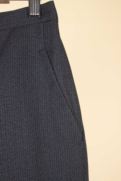 SWEDISH 1950S DARK GREY DOUBLE BREASTED TWO PIECE SUIT BY COLLIJNS. SIZE CA EU 46-48