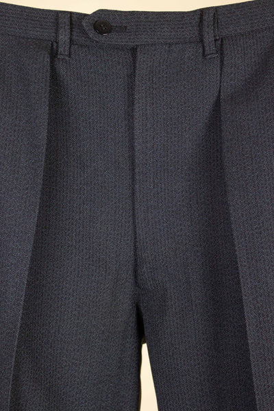 SWEDISH 1950S DARK GREY DOUBLE BREASTED TWO PIECE SUIT BY COLLIJNS. SIZE CA EU 46-48