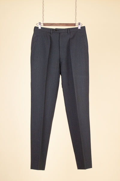 SWEDISH 1950S DARK GREY DOUBLE BREASTED TWO PIECE SUIT BY COLLIJNS. SIZE CA EU 46-48