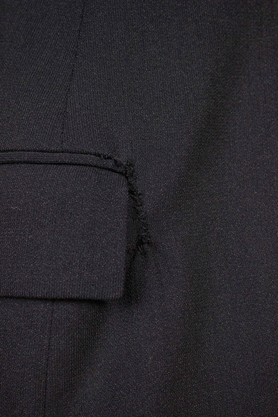 SWEDISH 1940s DARK GREY TWO PIECE SINGLE BREASTED SUIT. SIZE CA EU 54-56