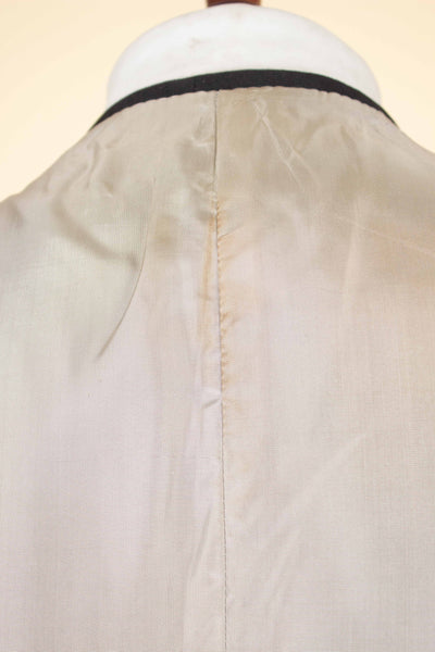 SWEDISH 1940S BLACK THREE PIECE SUIT BY SVENSK-ENGELSKA SKRÄDDERIET. SIZE CA EU 44-46